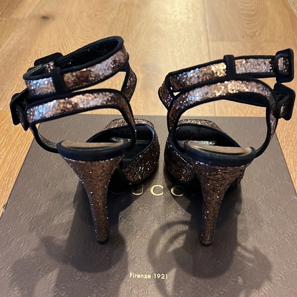 Authentic Gucci Glitter Heels - Picture 3 of 7